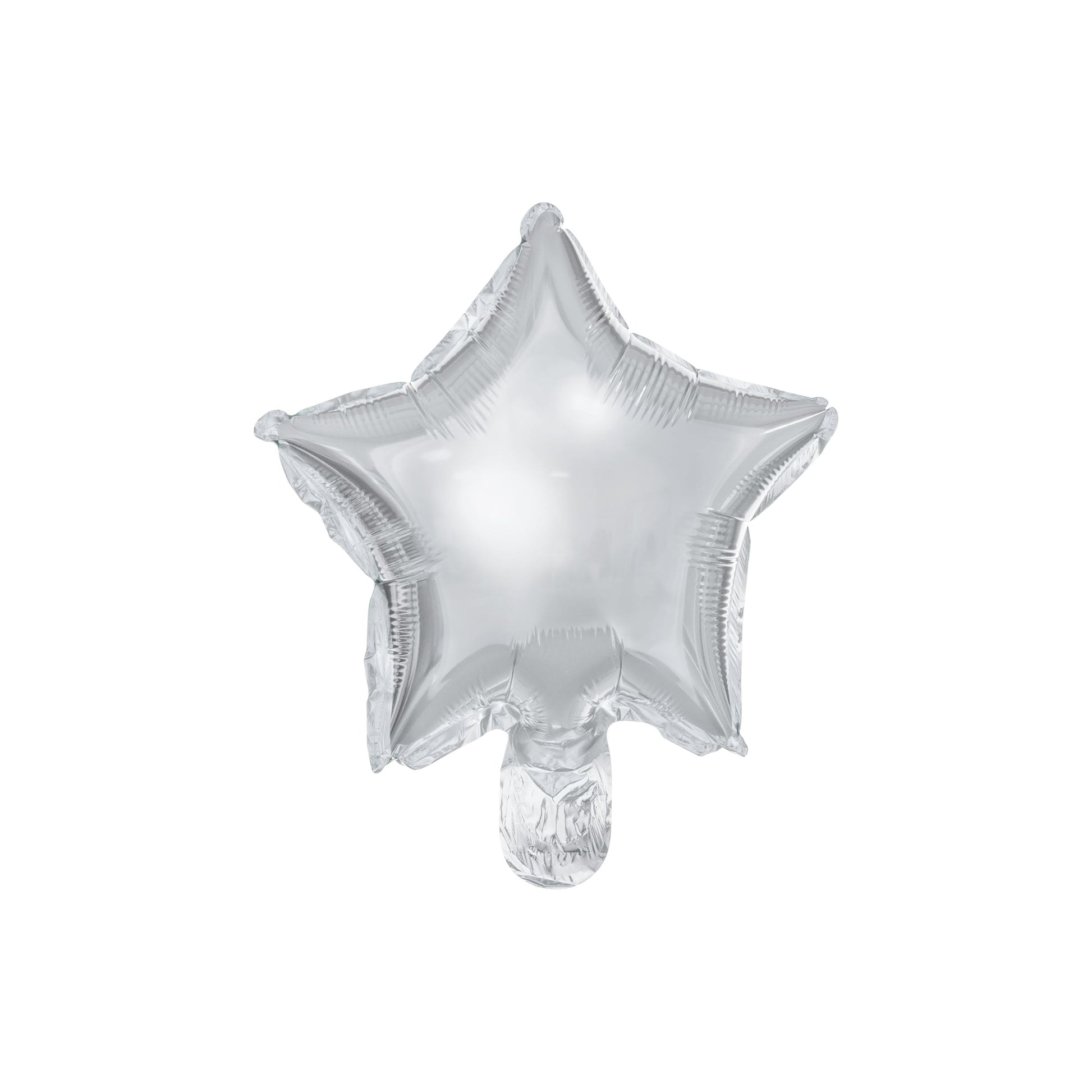 Silver Stars Balloons Set