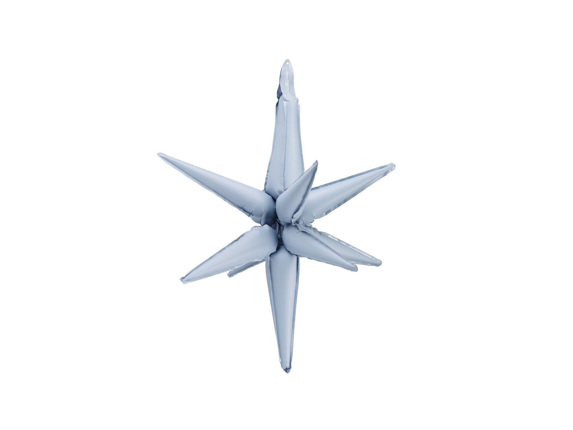 Decorative star-shaped object on a white background
