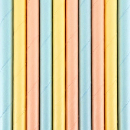 Summer Time Mix Paper Straws