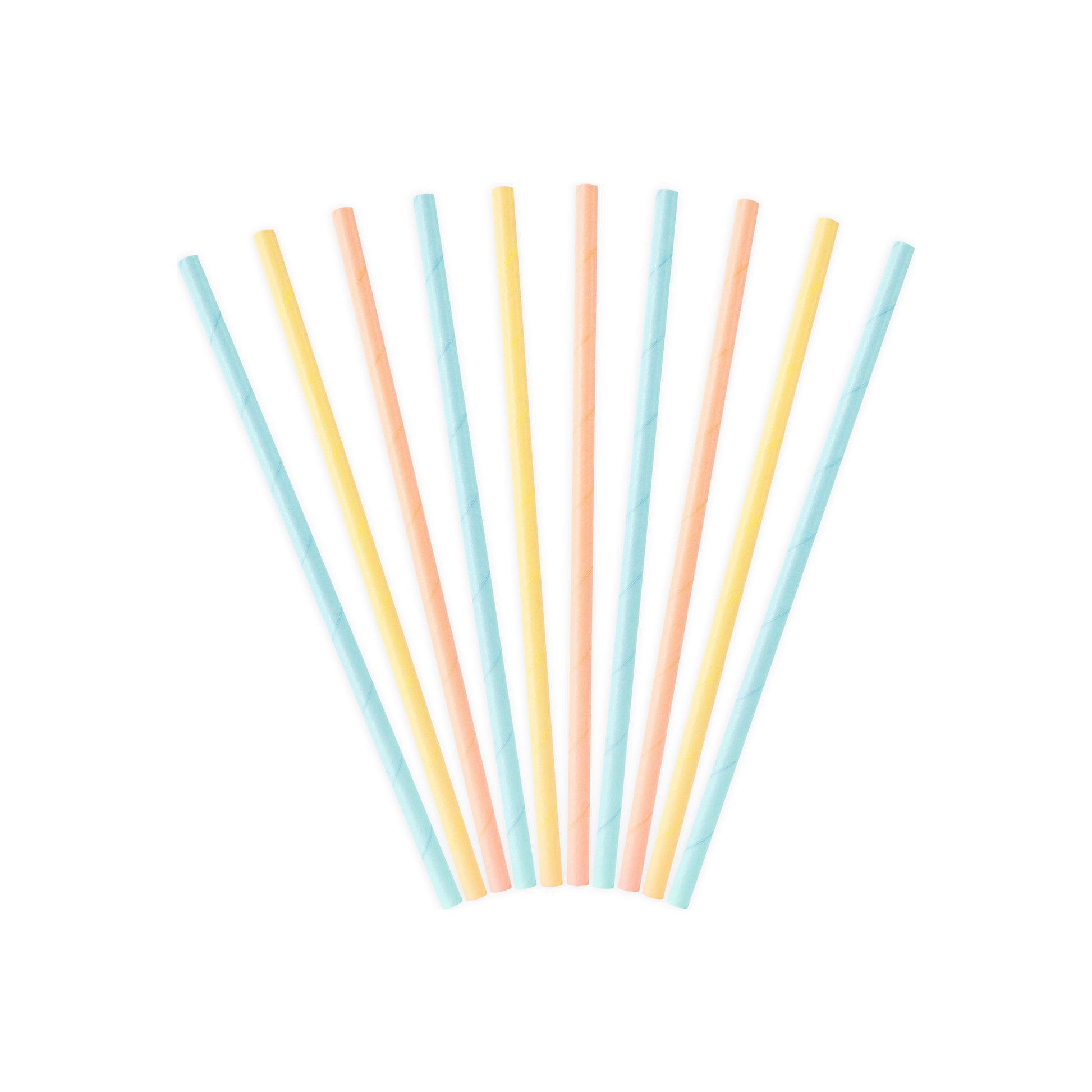 Summer Time Mix Paper Straws