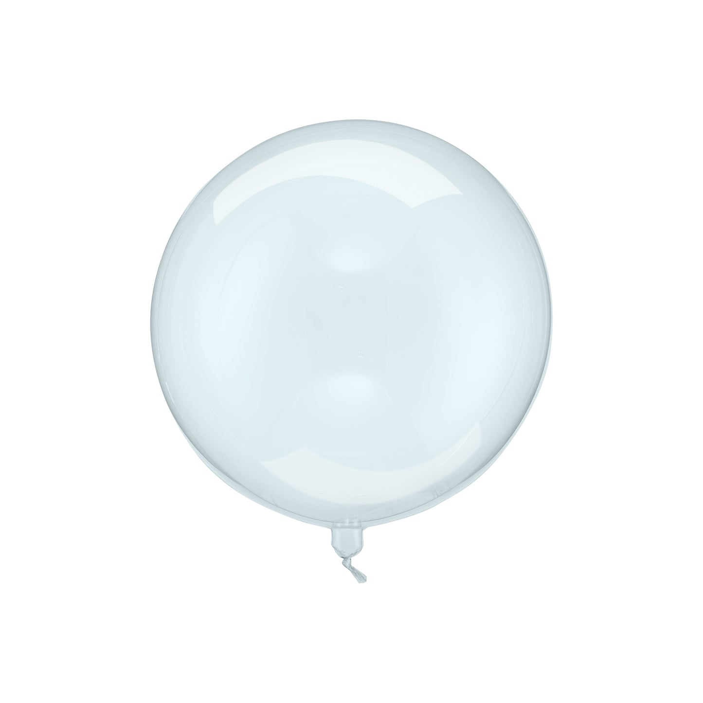 Transparent Blue Sphere Balloon