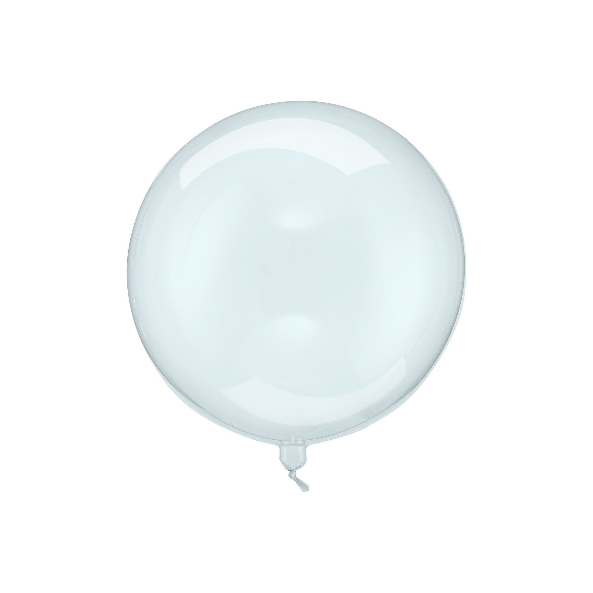 Transparent Blue Sphere Balloon