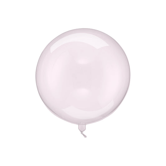Transparent Pink Sphere Balloon