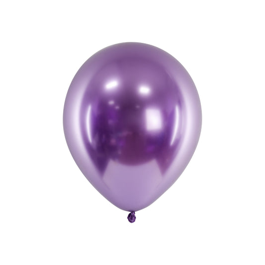 Purple glossy balloon for kids birthday party