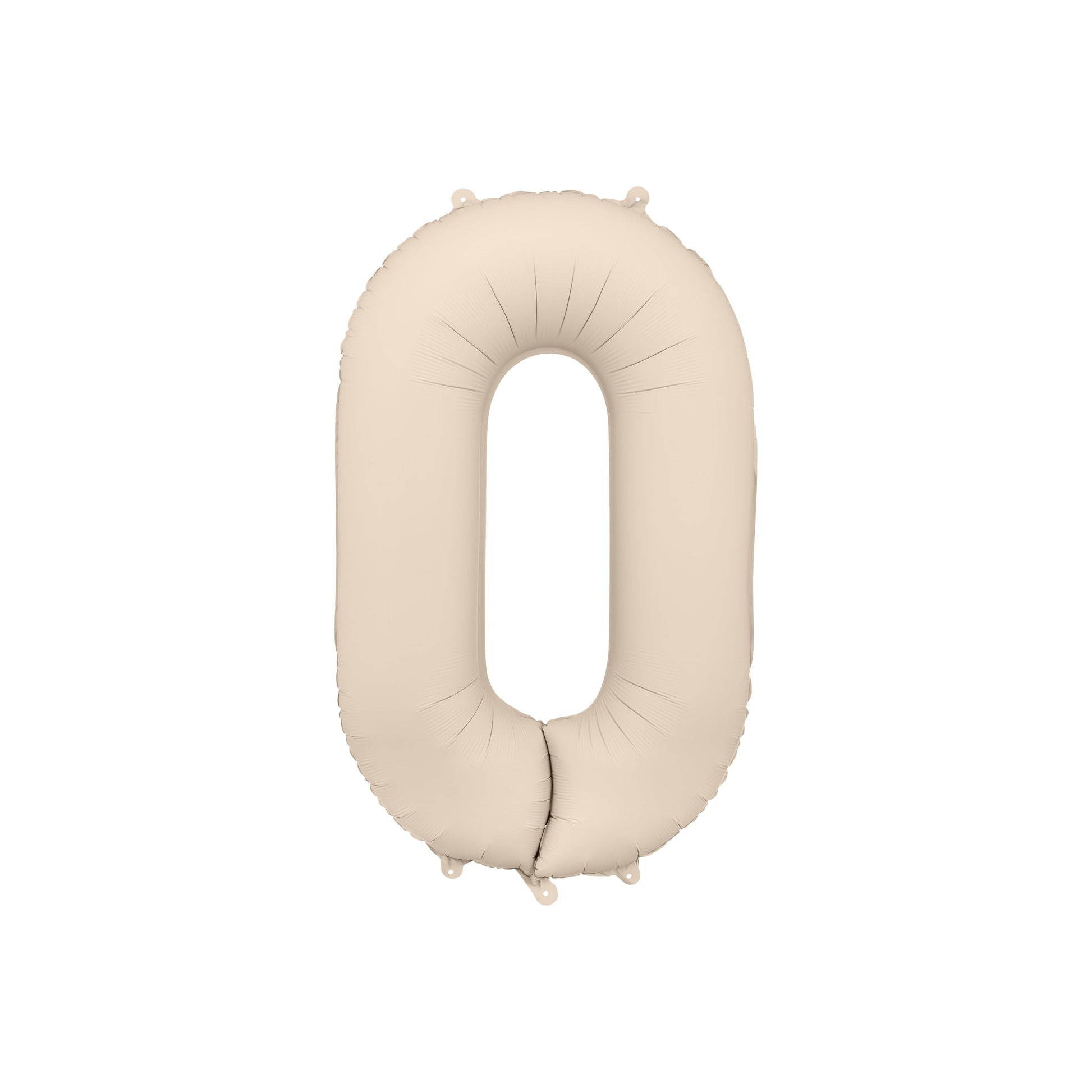 Warm Grey 0 Number Foil Balloon – Birthday Party Decoration