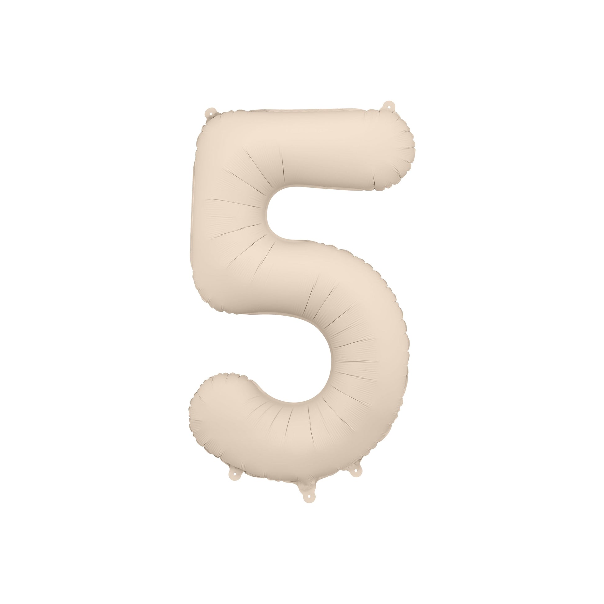 Warm Grey 5 Number Foil Balloon – Birthday Party Decoration